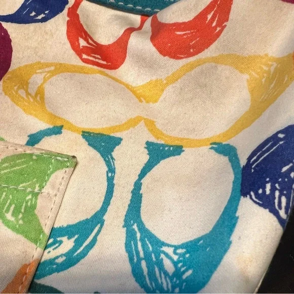 Coach Hampton Scribble Hobo Authentic Y2K Vintage Purse 2004 - Picture 4 of 12